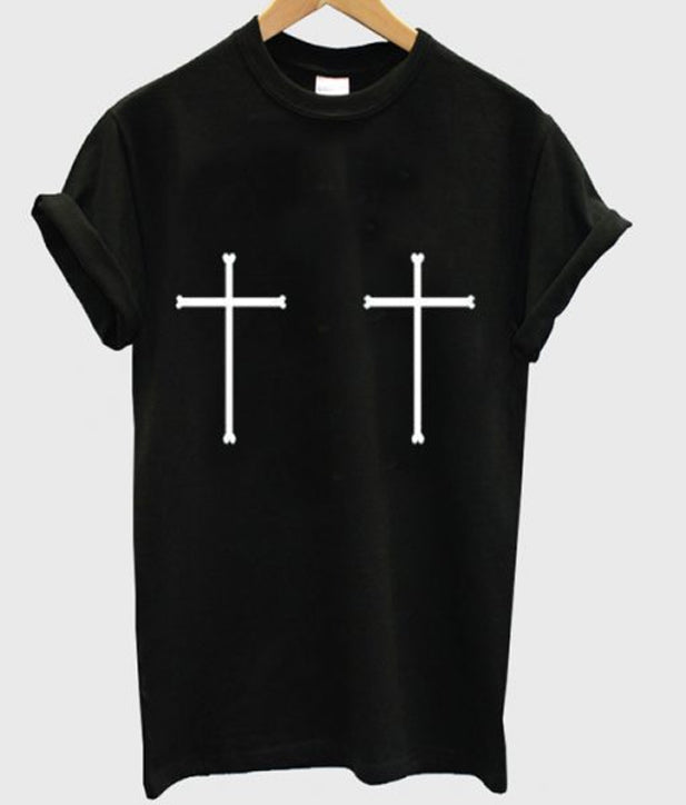 Double Cross T-Shirt Hoodie, Sweatshirt | PureTeeCo.com