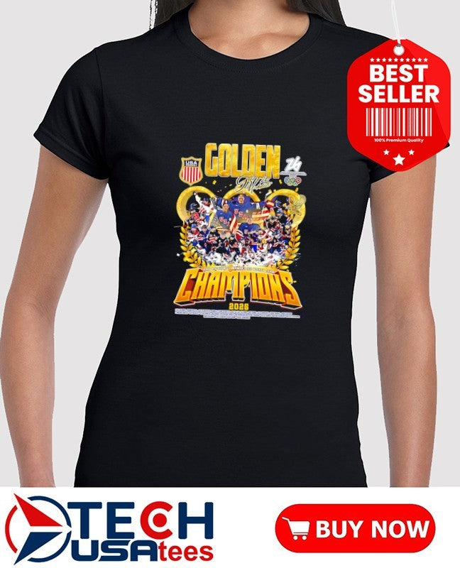 Double Gold Medalists 2026 U.S. Olympic Women’s Ice Hockey Team Champions shirt