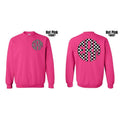 Double Monogram Black Checkered Sweatshirt 'NLB' T-Shirts, Hoodie | PureTeeCo.com