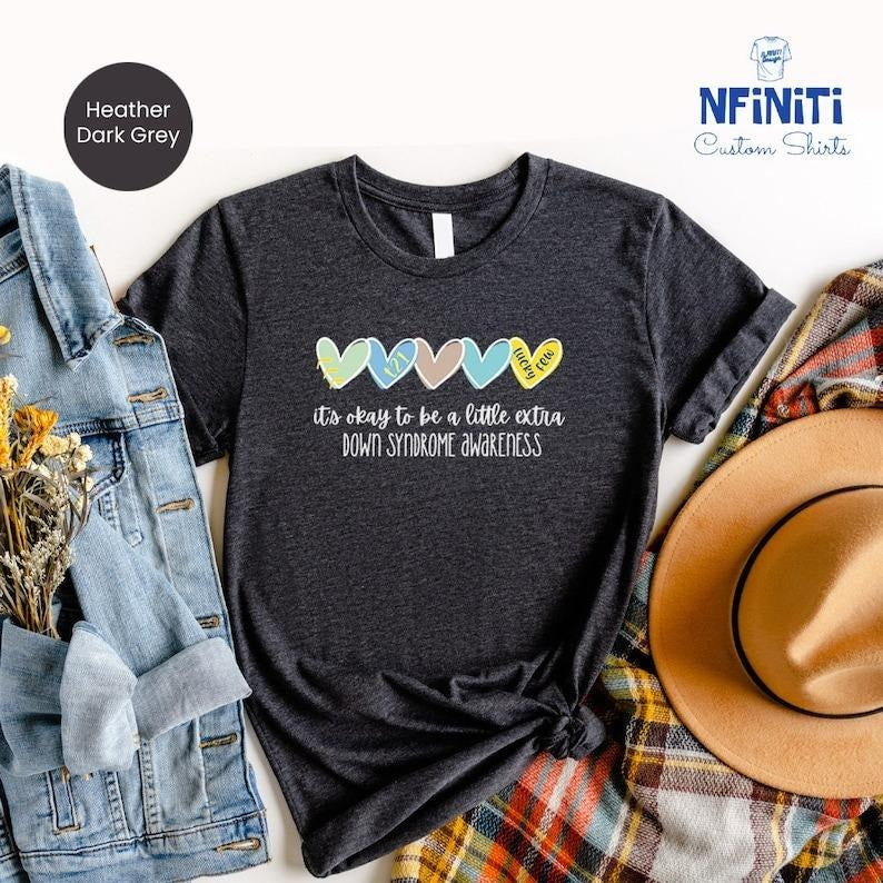 Down Syndrome Shirts, Extra Chromosome T-Shirt, Down Syndrome Gift, Down Syndrome Teacher Shirt, Down Syndrome Awareness...