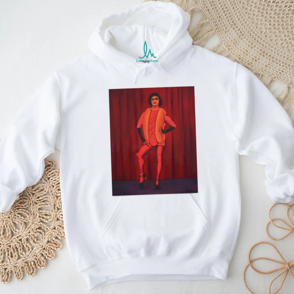 Dr. Frank N Furter Tim Curry Hot Dog Art shirt