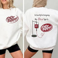 Dr. Pepper Sweatshirt, My Blood Type is Dr. Pepper Sweatshirt, Cute Dr Pepper Crewneck, Gift For Her, Soda Sweatshirt,...