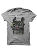 Dragon Toothless Grey T-Shirt Hoodie, Sweatshirt | PureTeeCo.com