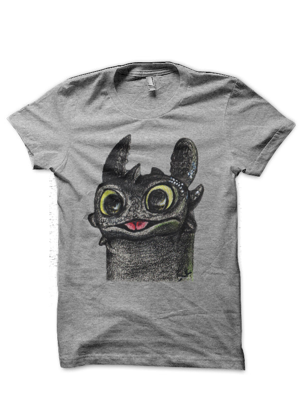 Dragon Toothless Grey T-Shirt Hoodie, Sweatshirt | PureTeeCo.com