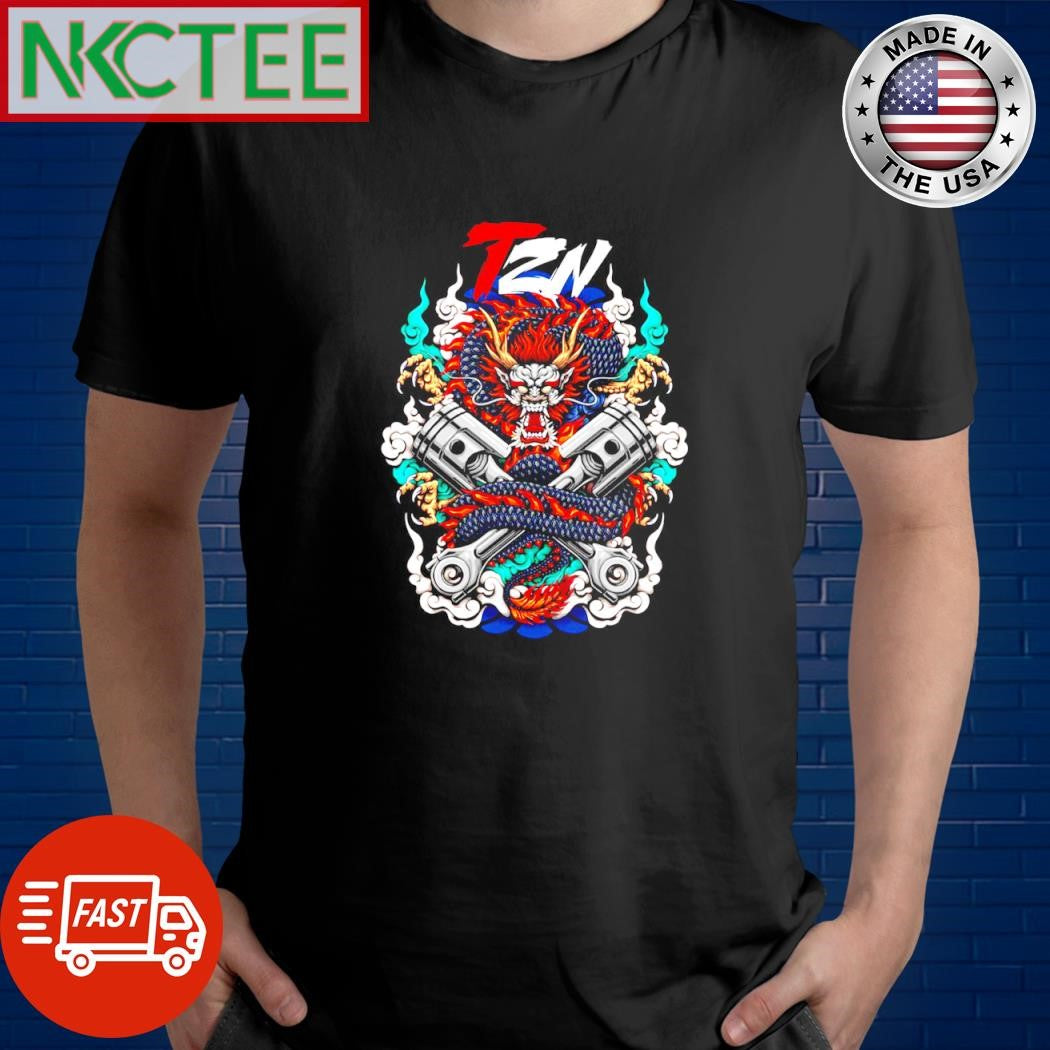 Dragon china piston graphic shirt