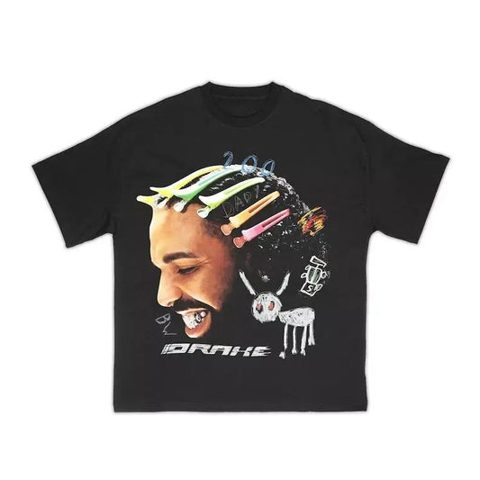 Drake All-Size Graphics Tee Memory T-shirt Rap Shirt