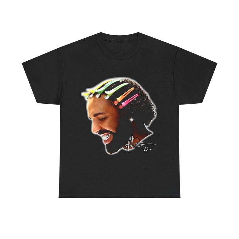 Drake FATD "For All The Dogs" Drizzy-" Heavy Cotton Graphic T-Shirt Tshirt Shirt HipHop Rap Tee Casual Classic Menswear...
