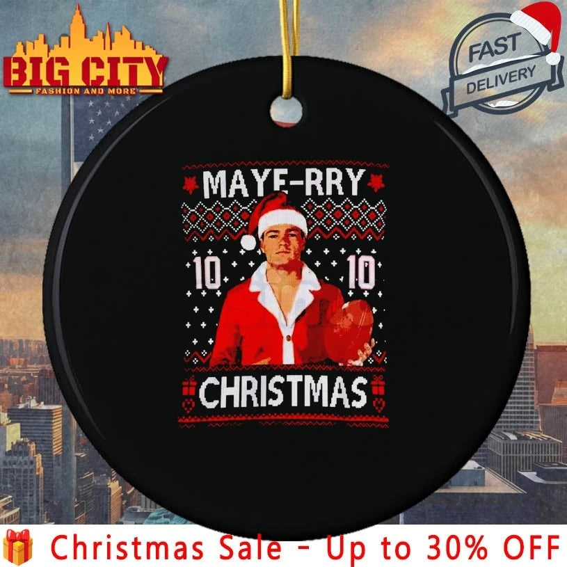 Drake Maye Maye-rry Christmas ugly shirt