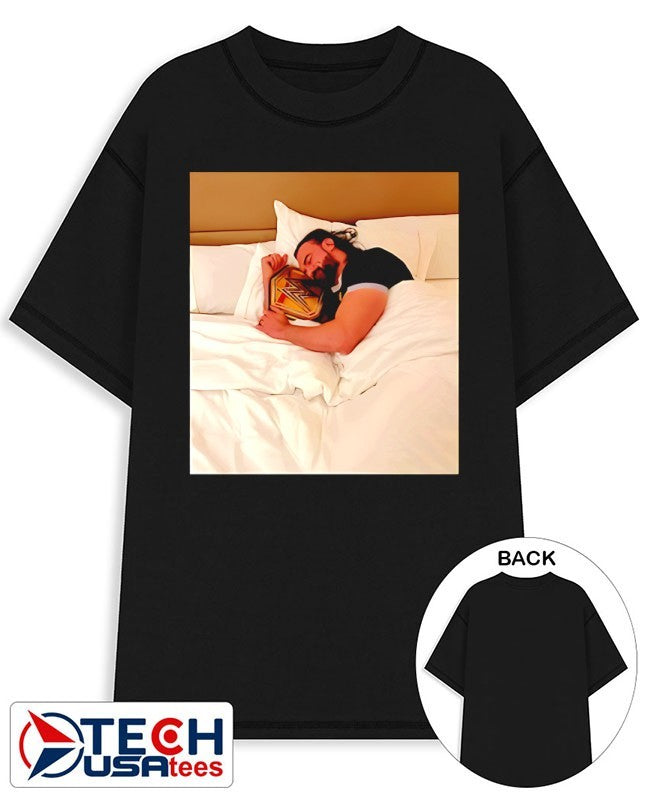 Drew Mclntyre in bed shirt