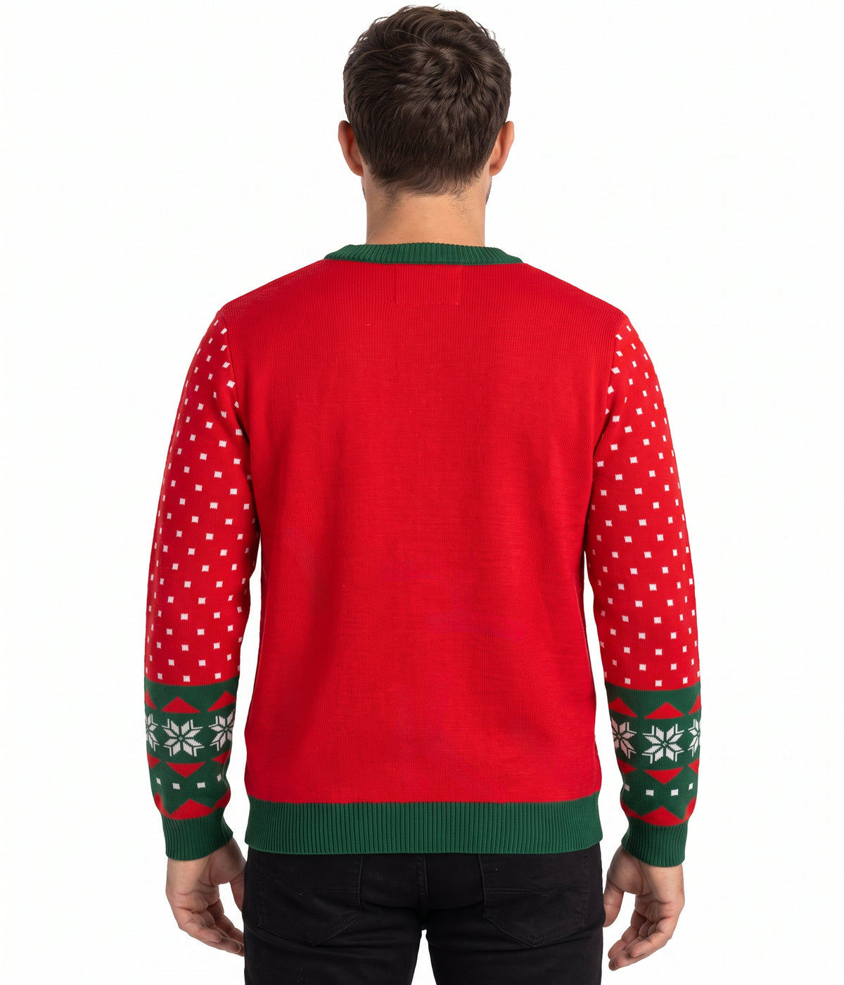 Men's Drinking Game Show Ugly Christmas Sweater