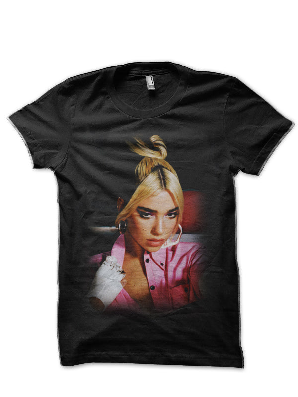 Dua Lipa Black T-Shirt Style005 Hoodie, Sweatshirt | PureTeeCo.com