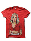 Dua Lipa Red T-Shirt Hoodie, Sweatshirt | PureTeeCo.com