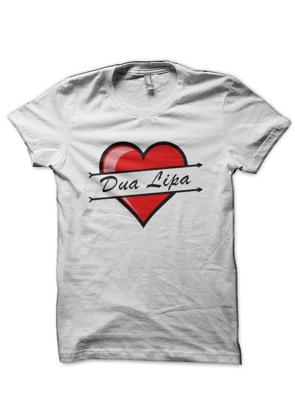 Dua Lipa White T-Shirt Style001 Hoodie, Sweatshirt | PureTeeCo.com