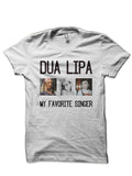 Dua Lipa White T-Shirt Hoodie, Sweatshirt | PureTeeCo.com