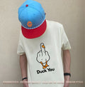 Duck you middle finger funny shirt