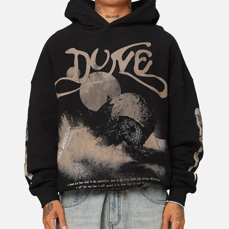 Dune Man Vintage Hoodie Black Trending Movie T shirt Vintage 90s T-shirt gift for Movie fans gift for him gift for her...