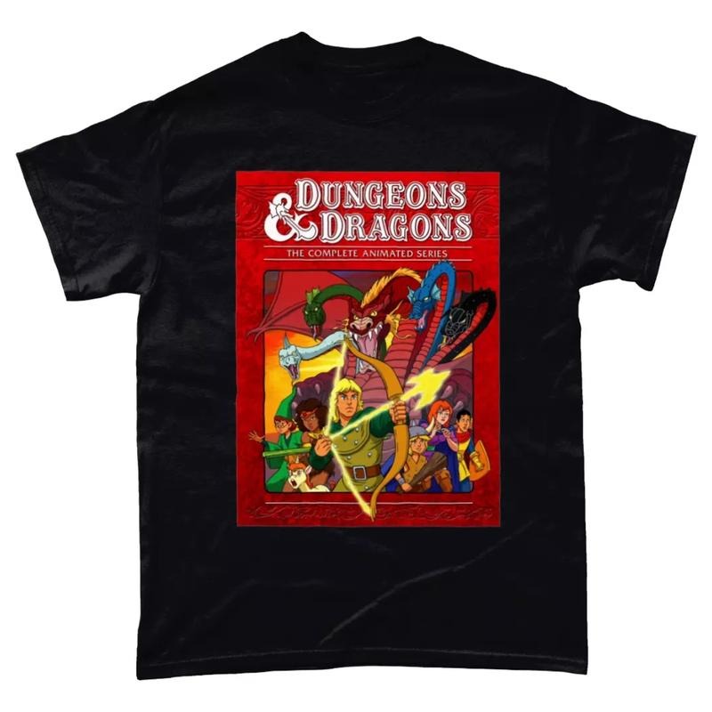 Dungeons & Dragons 80s Retro Cartoon Unisex Tshirt, T-Shirt Tee Hoodie, Sweatshirt | PureTeeCo.com