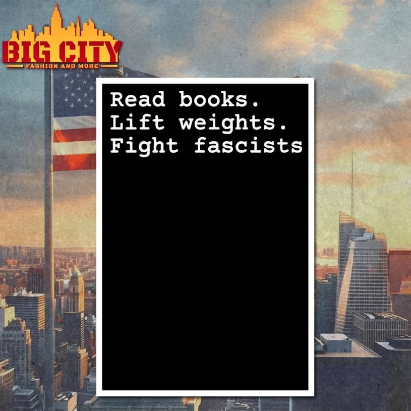 Dustin Pace Read Books Lift Weights Fight Fascists shirt