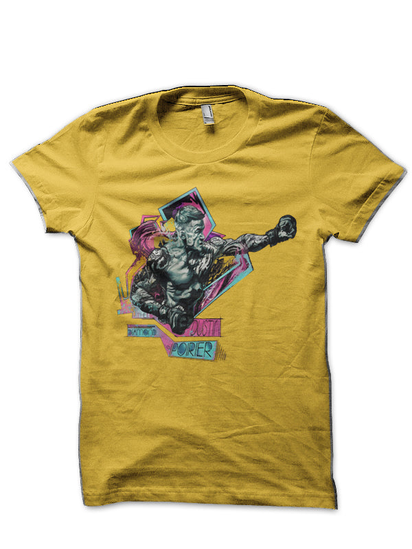 Dustin Poirier Yellow T-Shirt Hoodie, Sweatshirt | PureTeeCo.com