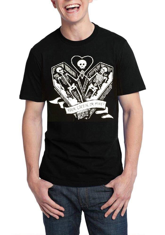 Alkaline Trio Your Coffin Or Mine Black T-Shirt Hoodie, Sweatshirt | PureTeeCo.com