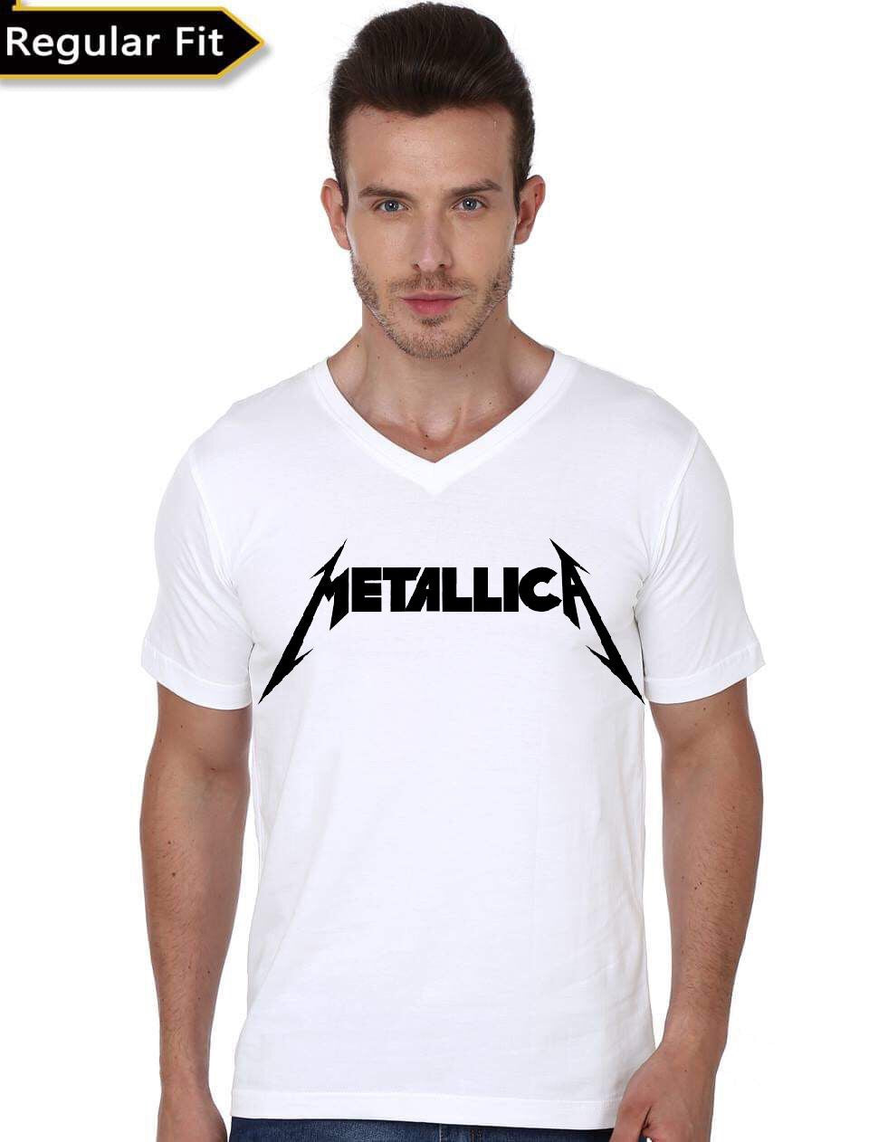 Metallica V-Neck T-Shirt Hoodie, Sweatshirt | PureTeeCo.com