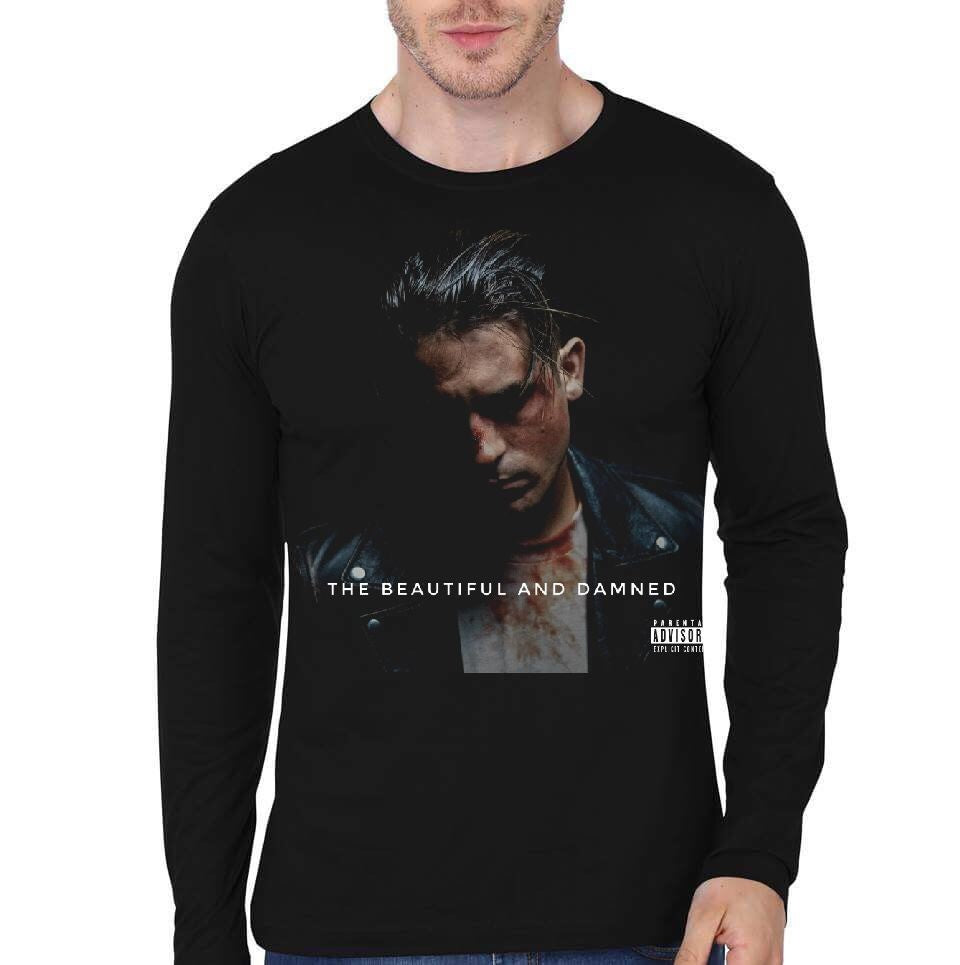 G-Eazy The Beautiful & Damned Black Full Sleeve T-Shirt Hoodie, Sweatshirt | PureTeeCo.com