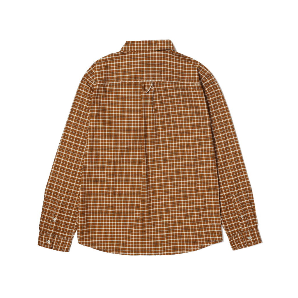 Echo Oxford Plaid Shirt Hoodie, Sweatshirt | PureTeeCo.com (Image 2)