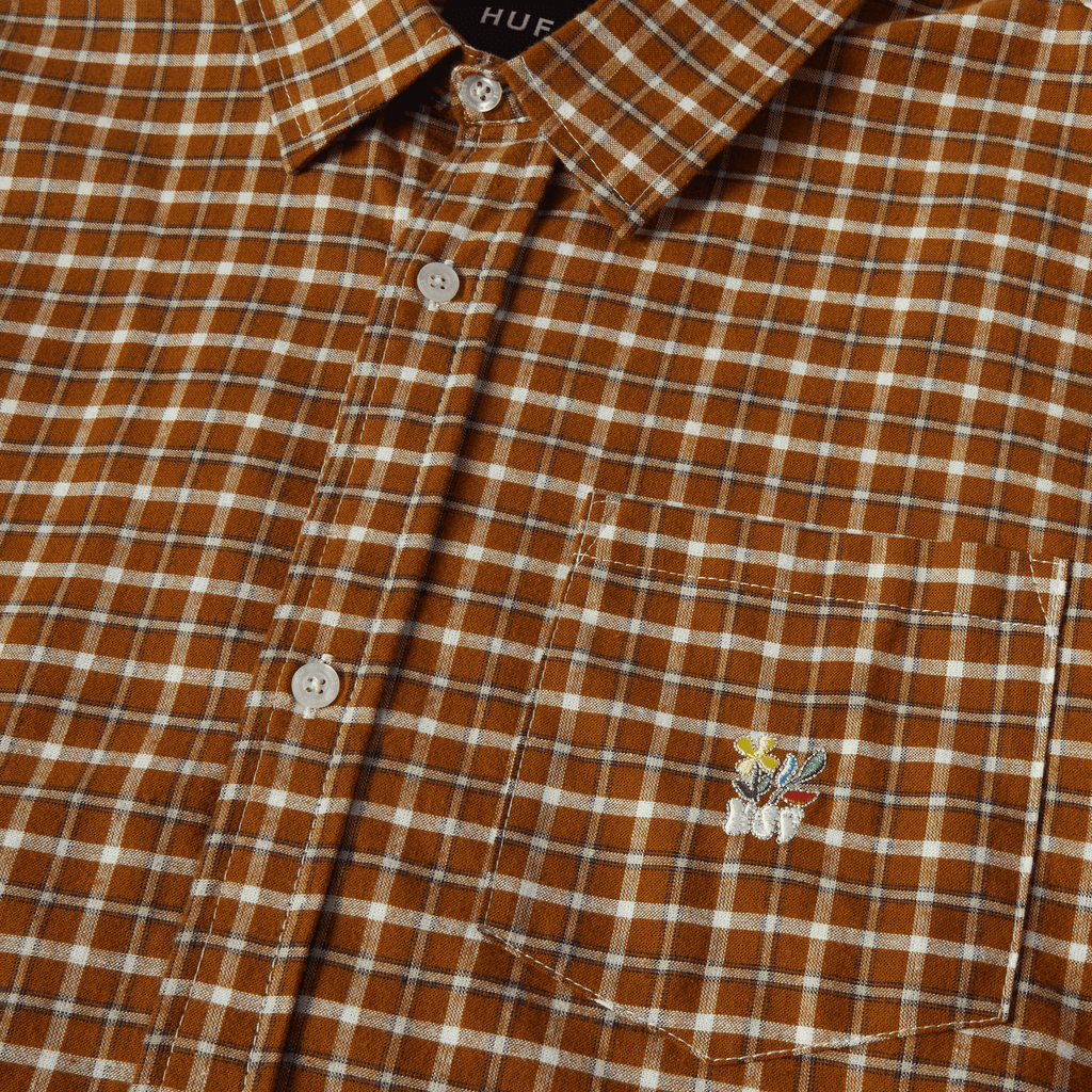 Echo Oxford Plaid Shirt Hoodie, Sweatshirt | PureTeeCo.com (Image 3)