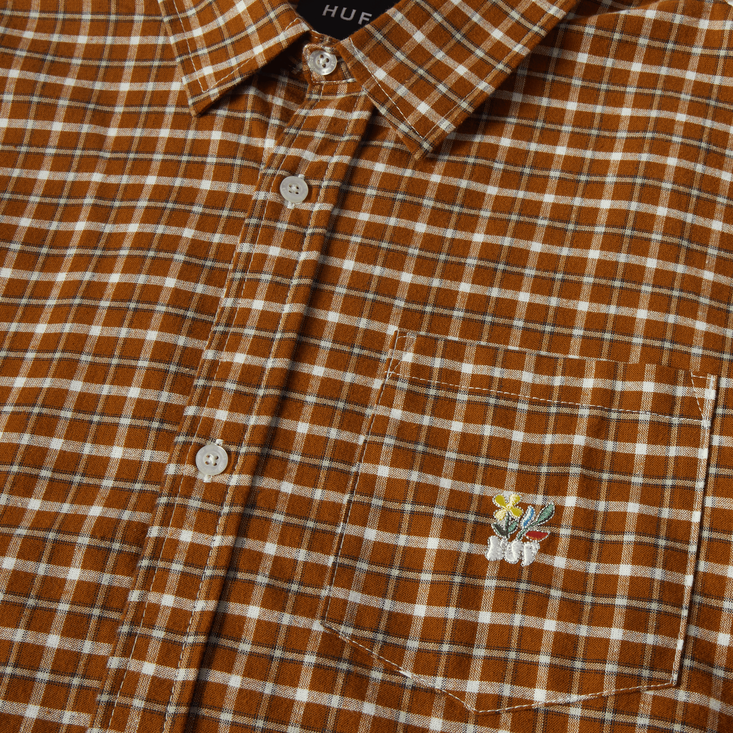 Echo Oxford Plaid Shirt Hoodie, Sweatshirt | PureTeeCo.com (Image 3)
