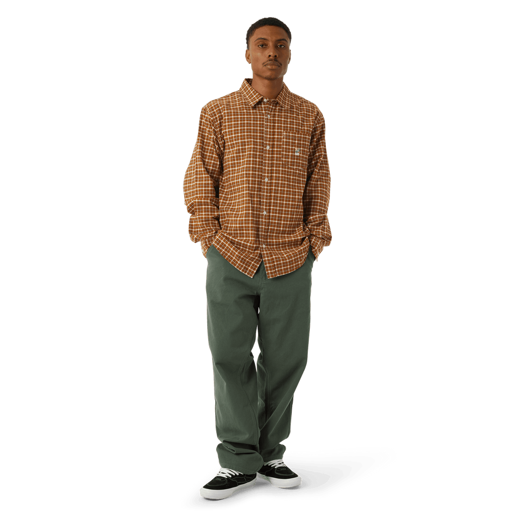 Echo Oxford Plaid Shirt Hoodie, Sweatshirt | PureTeeCo.com (Image 5)
