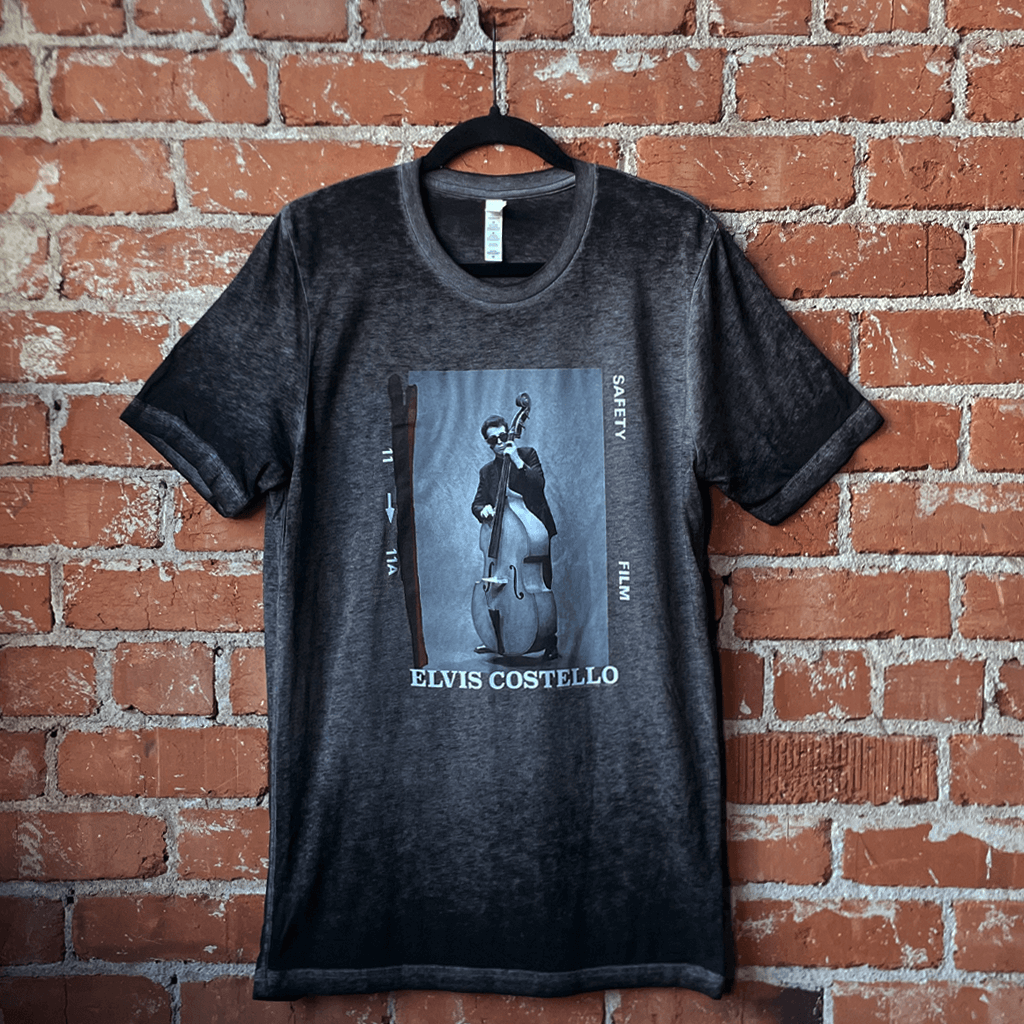 Stand Up Bass Black Acid Wash T-Shirt Hoodie, Sweatshirt | PureTeeCo.com (Image 3)