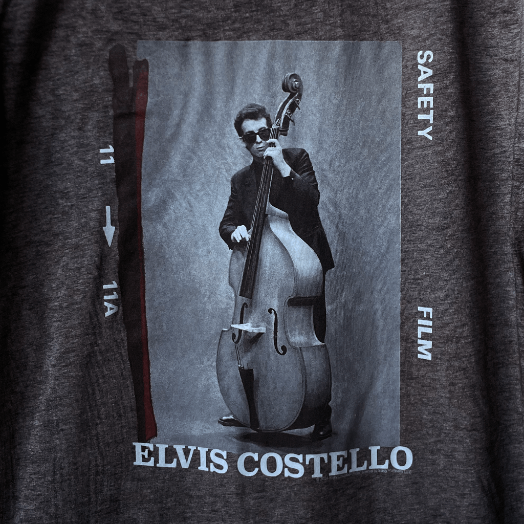 Stand Up Bass Black Acid Wash T-Shirt Hoodie, Sweatshirt | PureTeeCo.com (Image 2)