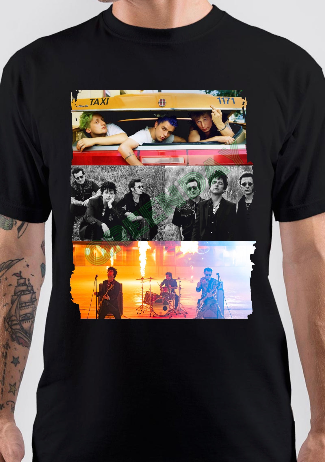Green Day T-Shirt Style016 Hoodie, Sweatshirt | PureTeeCo.com