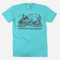 Escape to.. Tahiti Blue T-Shirt Hoodie, Sweatshirt | PureTeeCo.com (Image 1)