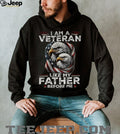 Eagle I am a veteran like my father before me American flag shirt