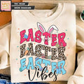 Easter Bunny Coquette Sweatshirt Happy Easter Brushstroke Girls Bunny Ears Jesus Easter Gift T-Shirts, Hoodie | PureTeeCo.com