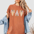 Easter Carrot and Egg Shirt, Pastel Spring Tee with Bows, Cute Easter Outfit for Women, Floral and Polka Dot Easter...
