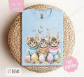 Easter Cats Gildan Shirt, Cute Cat Lover Tshirt, Trendy Cat Mom Tee Hoodie, Sweatshirt | PureTeeCo.com
