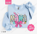 Easter Mama Sweatshirt, Cute Easter Crewneck, Trendy Mom Women's Sweater, Gift for Her T-Shirts, Hoodie | PureTeeCo.com