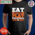 Eat sleep play volleyball ball shirt