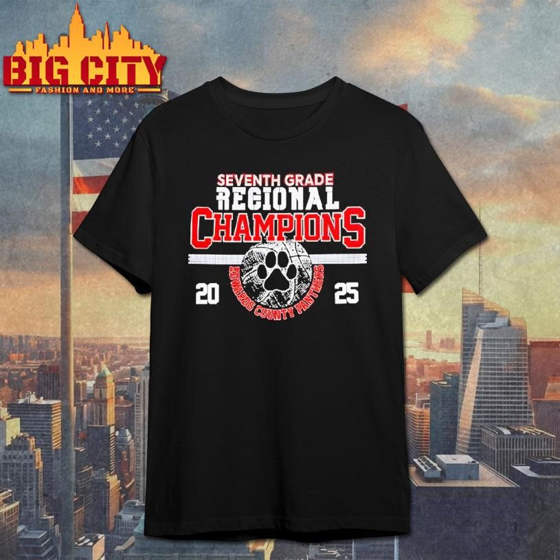 Official Ec Panthers Seven Grade Regional Champions Shirt