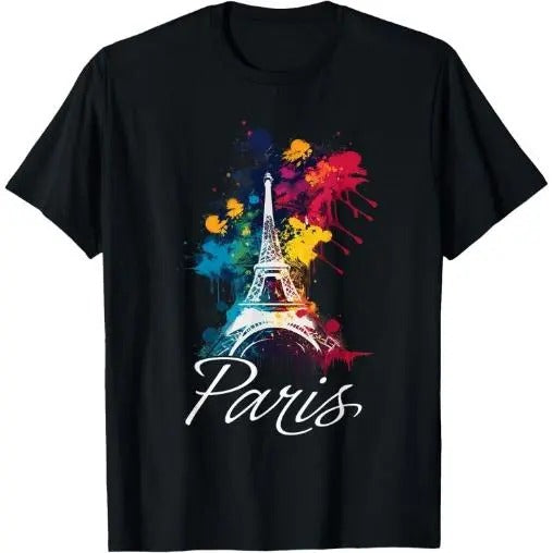 Eiffel Tower Paris Girls Travel Holiday France Souvenir T-Shirt Made in USA Hoodie, Sweatshirt | PureTeeCo.com
