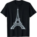 Eiffel Tower with Diamonds Paris French Love Sign T-Shirt Made in USA Hoodie, Sweatshirt | PureTeeCo.com