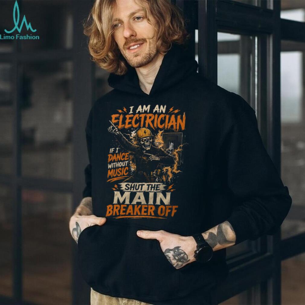Electrician Skull Main Breaker Off Funny Shirt