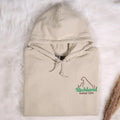 Embroidered Custom Logo Hoodie, Personalized Pocket Business Logo Embroidery Sweatshirt, Customized Your Design Outfit,...