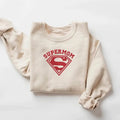 Embroidery Super Mom Mother's Day Shirt, Super Mama Embroidery Sweatshirt, Mother's Day Embroidery Shirt, Embroidery...