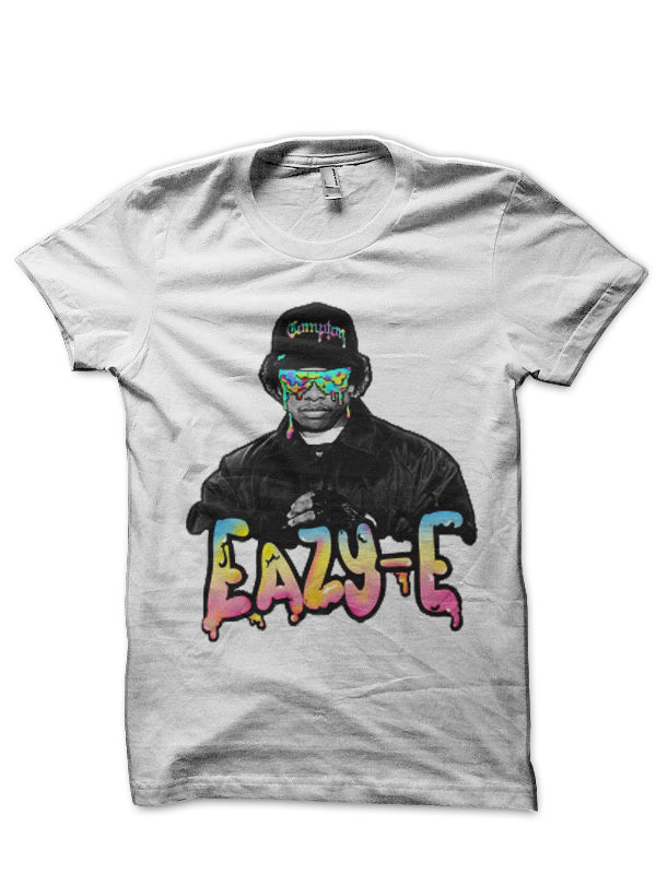Eazy-Eminem Digital Grime 80s Graffiti Design White T-Shirt Hoodie, Sweatshirt | PureTeeCo.com