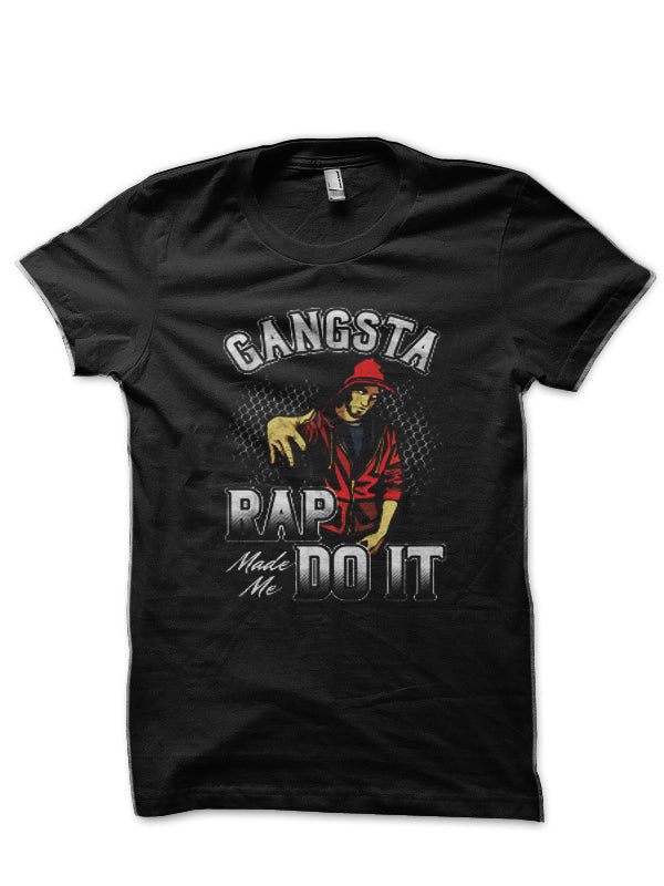 Gangsta Eminem Rap Pop Music Rappers Vocalizer Hip Hop Rapping Gift Black T-Shirt Hoodie, Sweatshirt | PureTeeCo.com