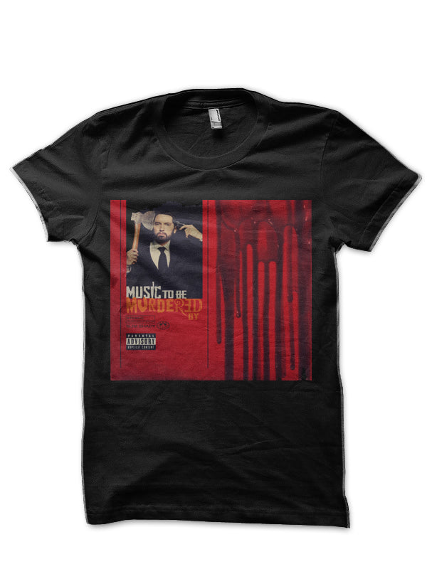 Music To Be Murdered By Black T-Shirt Style001 Hoodie, Sweatshirt | PureTeeCo.com