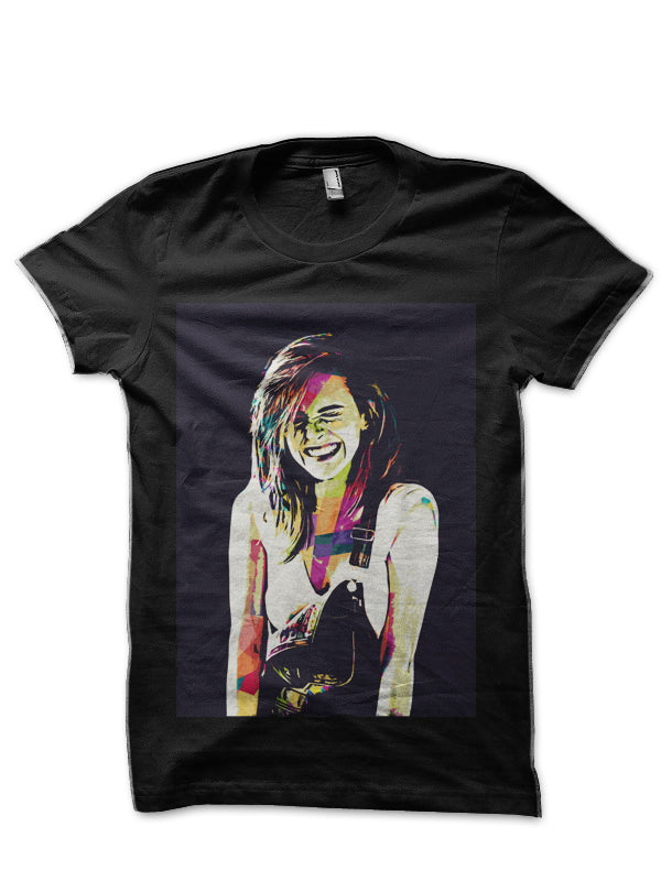 Emma Watson Black T-Shirt Style002 Hoodie, Sweatshirt | PureTeeCo.com